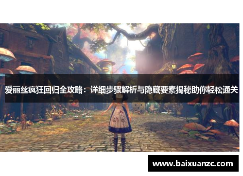 爱丽丝疯狂回归全攻略：详细步骤解析与隐藏要素揭秘助你轻松通关